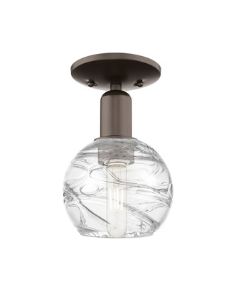 Innovations - 716-1C-OB-G1213-6CL - One Light Semi-Flush Mount - Arcadia - Oil Rubbed Bronze