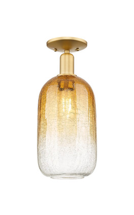 Innovations - 716-1C-SG-G482-7AM - One Light Semi-Flush Mount - Arcadia - Satin Gold