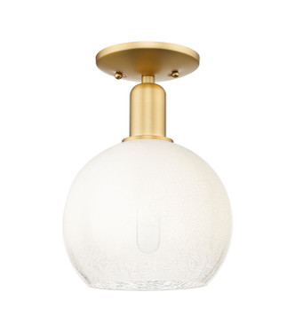 Innovations - 716-1C-SG-G483-8OP - One Light Semi-Flush Mount - Arcadia - Satin Gold