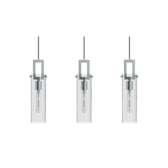 AFX Lighting - HOUP04MBSNLNR3 - Three Light Linear Pendant - Houston - Satin Nickel