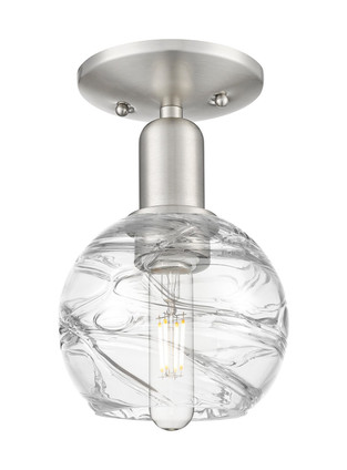 Innovations - 716-1C-SN-G1213-6CL - One Light Semi-Flush Mount - Arcadia - Brushed Satin Nickel