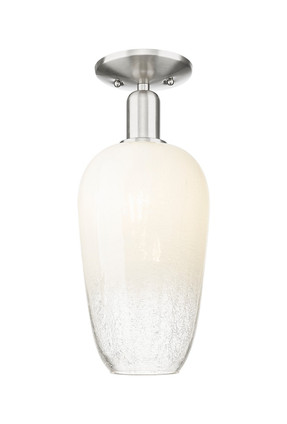 Innovations - 716-1C-SN-G484-7OP - One Light Semi-Flush Mount - Arcadia - Brushed Satin Nickel
