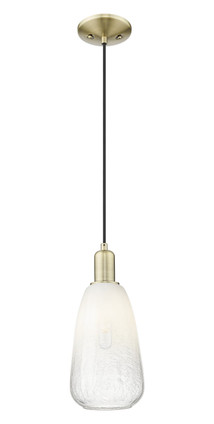 Innovations - 716-1P-AB-G480-6OP - One Light Mini Pendant - Arcadia - Antique Brass