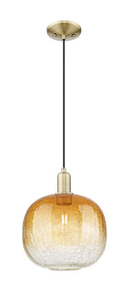 Innovations - 716-1P-AB-G481-10AM - One Light Mini Pendant - Arcadia - Antique Brass