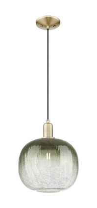 Innovations - 716-1P-AB-G481-10SL - One Light Mini Pendant - Arcadia - Antique Brass