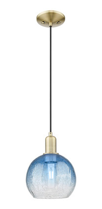 Innovations - 716-1P-AB-G483-8SB - One Light Mini Pendant - Arcadia - Antique Brass
