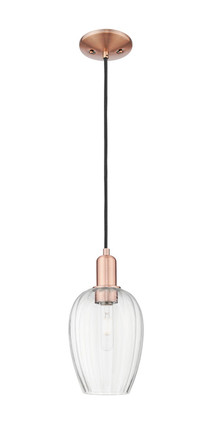 Innovations - 716-1P-AC-G457-6CL - One Light Mini Pendant - Arcadia - Antique Copper