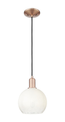 Innovations - 716-1P-AC-G483-8OP - One Light Mini Pendant - Arcadia - Antique Copper