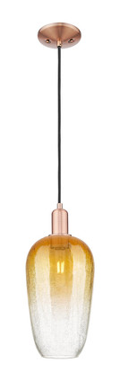 Innovations - 716-1P-AC-G484-7AM - One Light Mini Pendant - Arcadia - Antique Copper