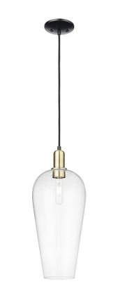 Innovations - 716-1P-BAB-G456-8CL - One Light Mini Pendant - Arcadia - Black Antique Brass