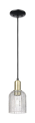 Innovations - 716-1P-BAB-G559-5CL - One Light Mini Pendant - Arcadia - Black Antique Brass