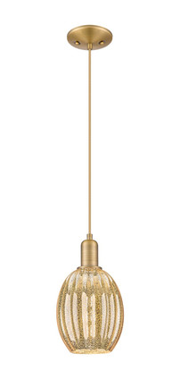 Innovations - 716-1P-BB-G459-6ME - One Light Mini Pendant - Arcadia - Brushed Brass