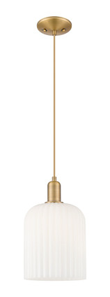 Innovations - 716-1P-BB-G559-8GWH - One Light Mini Pendant - Arcadia - Brushed Brass
