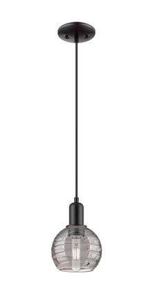 Innovations - 716-1P-BK-G1213-6SM - One Light Mini Pendant - Arcadia - Matte Black