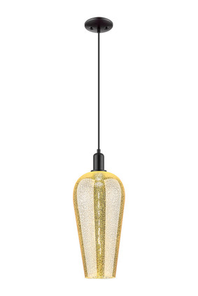 Innovations - 716-1P-BK-G456-8ME - One Light Pendant - Arcadia - Matte Black