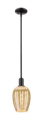 Innovations - 716-1P-BK-G457-6ME - One Light Mini Pendant - Arcadia - Matte Black