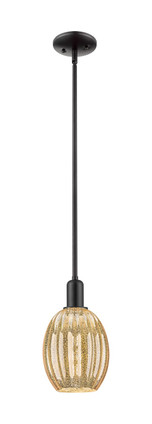 Innovations - 716-1P-BK-G459-6ME - One Light Pendant - Arcadia - Matte Black