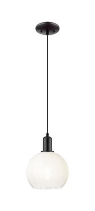 Innovations - 716-1P-BK-G483-8OP - One Light Mini Pendant - Arcadia - Matte Black