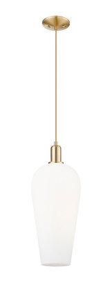 Innovations - 716-1P-CB-G456-8WH - One Light Pendant - Arcadia - Champagne Bronze