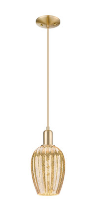 Innovations - 716-1P-CB-G457-6ME - One Light Mini Pendant - Arcadia - Champagne Bronze