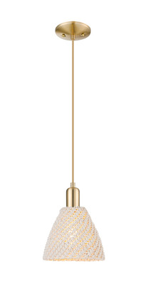 Innovations - 716-1P-CB-NBD-75-NAT - One Light Pendant - Arcadia - Champagne Bronze