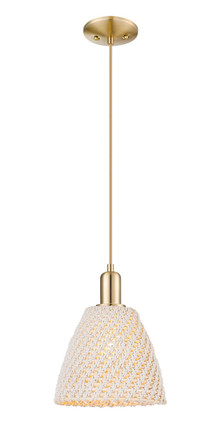 Innovations - 716-1P-CB-NBD-9-NAT - One Light Pendant - Arcadia - Champagne Bronze