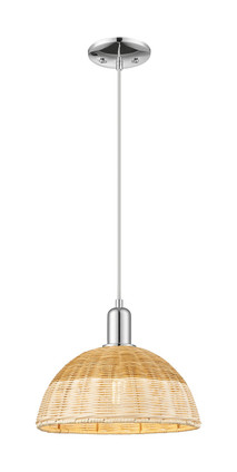 Innovations - 716-1P-PC-NBD2-12-NAT - One Light Mini Pendant - Arcadia - Polished Chrome