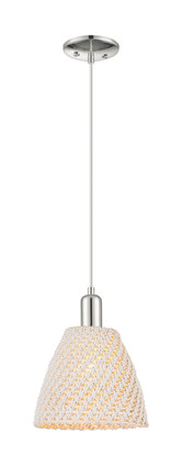 Innovations - 716-1P-PN-NBD-9-NAT - One Light Pendant - Arcadia - Polished Nickel