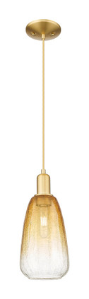 Innovations - 716-1P-SG-G480-6AM - One Light Mini Pendant - Arcadia - Satin Gold