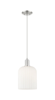 Innovations - 716-1P-SN-G559-8GWH - One Light Mini Pendant - Arcadia - Brushed Satin Nickel