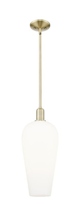 Innovations - 716-1S-AB-G456-8WH - One Light Mini Pendant - Arcadia - Antique Brass
