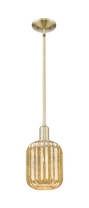 Innovations - 716-1S-AB-G460-7ME - One Light Mini Pendant - Arcadia - Antique Brass
