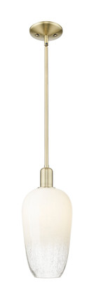 Innovations - 716-1S-AB-G484-7OP - One Light Mini Pendant - Arcadia - Antique Brass