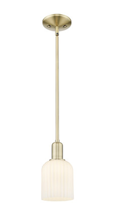 Innovations - 716-1S-AB-G559-5GWH - One Light Mini Pendant - Arcadia - Antique Brass