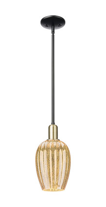 Innovations - 716-1S-BAB-G457-6ME - One Light Mini Pendant - Arcadia - Black Antique Brass