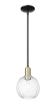 Innovations - 716-1S-BAB-G458-7CL - One Light Mini Pendant - Arcadia - Black Antique Brass