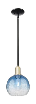 Innovations - 716-1S-BAB-G483-8SB - One Light Mini Pendant - Arcadia - Black Antique Brass