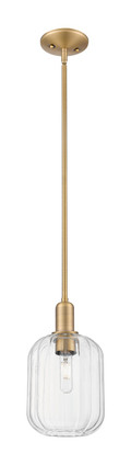 Innovations - 716-1S-BB-G460-7CL - One Light Mini Pendant - Arcadia - Brushed Brass