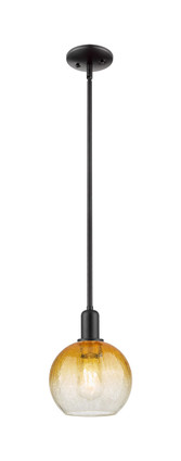Innovations - 716-1S-BK-G483-8AM - One Light Pendant - Arcadia - Matte Black