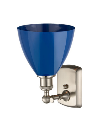 manufacturer_finish:Brushed Satin Nickel|manufacturer_glass:Blue|light_output:220.00lm|color_temperature:2200K|cri:99