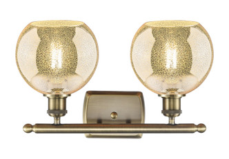 Ballston Two Light Bath Vanity (516-2W-AB-G128-8)