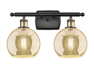 Innovations - 516-2W-BAB-G128-8 - Two Light Bath Vanity - Ballston - Black Antique Brass