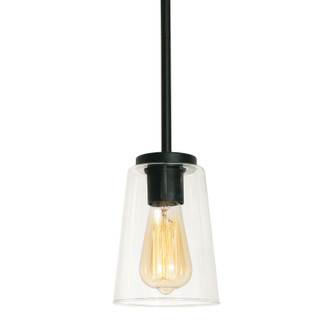 AFX Lighting - JNNP05MBBK - One Light Pendant - Joanna - Textured Black