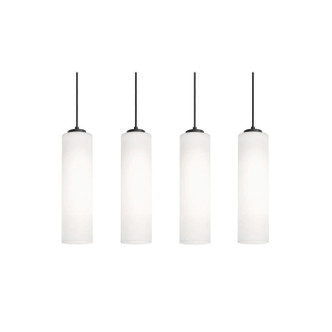 AFX Lighting - LEOP0412MBBKLNR4 - Four Light Linear Pendant - Leo - Black