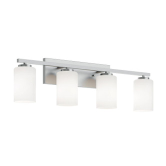 AFX Lighting - LEOV3109MBSN - Four Light Vanity - Leo - Satin Nickel