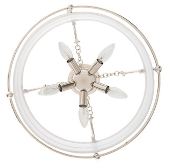 Carson Five Light Convertible Pendant / Semi Flush (513241PN)
