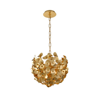 Kalco - 514555GLD - Three Light Pendant - Aster - Gold