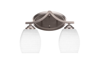Toltec Lighting - 552-GP-4021 - Two Light Bath Bar - Zilo - Graphite