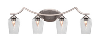 Toltec Lighting - 554-GP-210 - Four Light Bath Bar - Zilo - Graphite