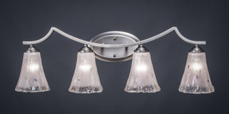 Toltec Lighting - 554-GP-721 - Four Light Bath Bar - Zilo - Graphite